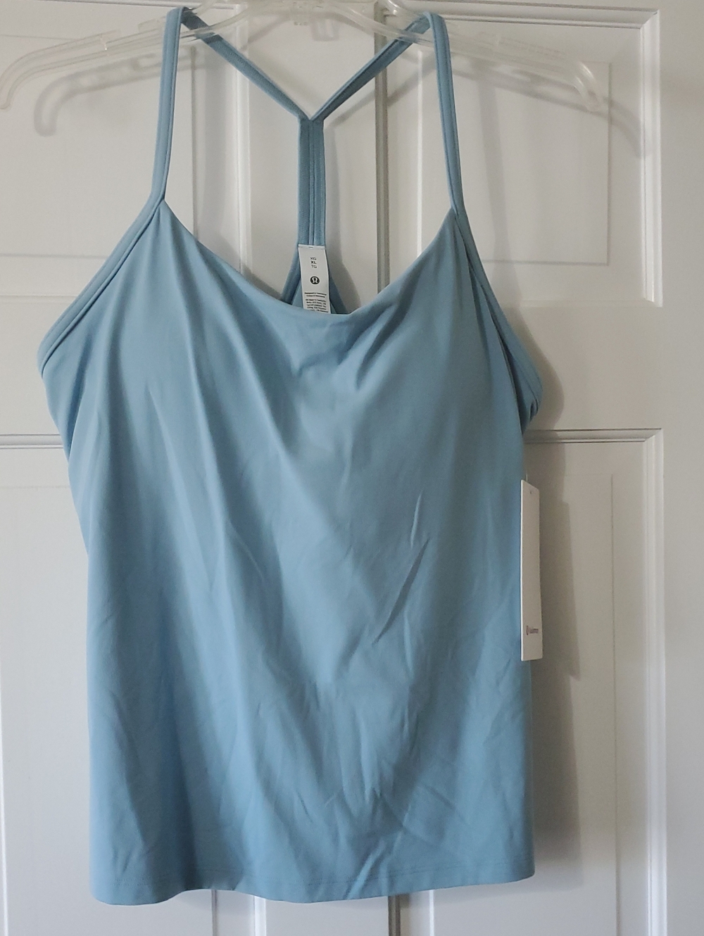 NWT Lululemon Flow Y Tank B/C StrWomen's Sz 12 Seafoam